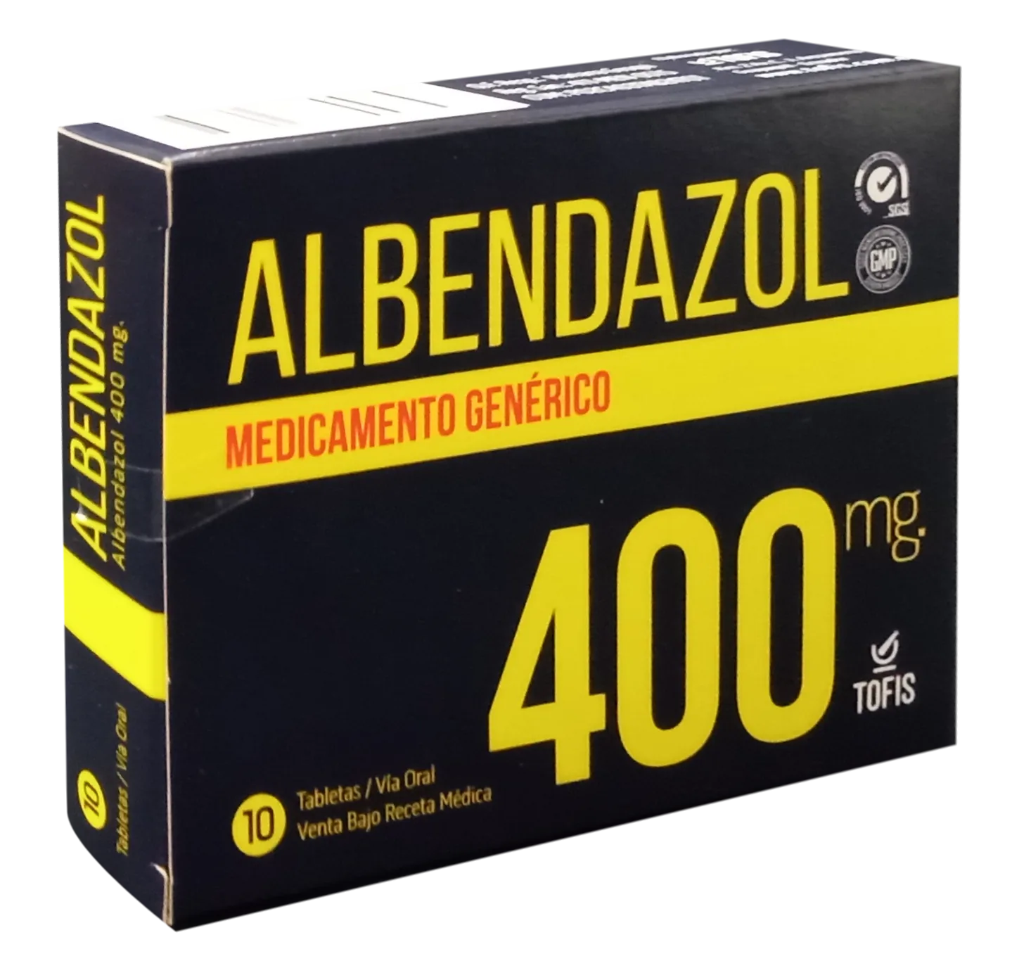 Albendazol tabletas 400 mg